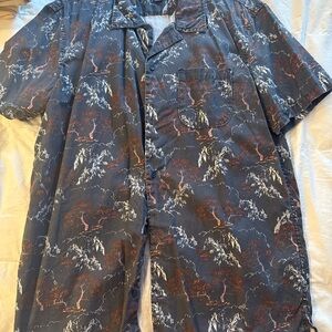 Treasure & Bond Floral Trim Fit Shirt